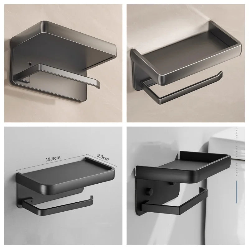 Aluminum Wall Toilet Holder