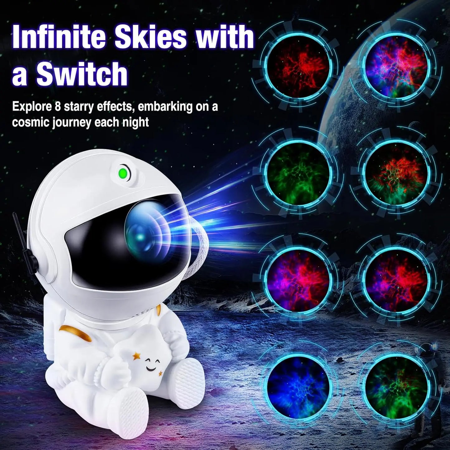 Astronaut Starry Sky Projector