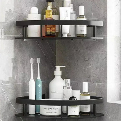 Bathroom Nail-free Shelf Shower Corner Shelf Aluminum Shampoo Shelf Shower Supply Storage Bathroom Accessories