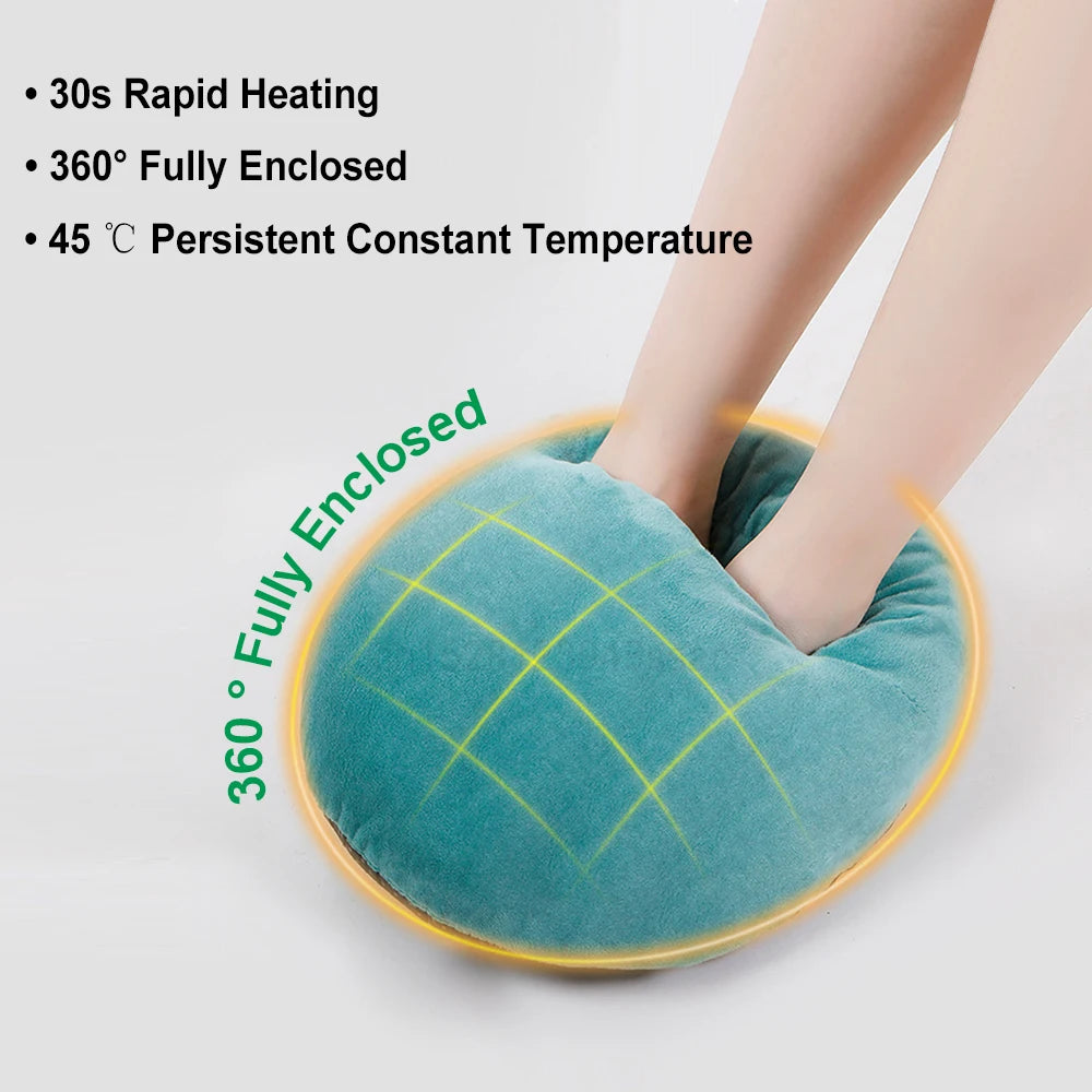 Foot Warmer USB Foot Heater Thermal USB Heater for Foot Soft Plush Warm Foot Cover