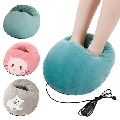 Foot Warmer USB Foot Heater Thermal USB Heater for Foot Soft Plush Warm Foot Cover