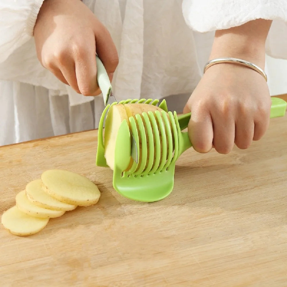 Orange Lemon Slicer Tomato Cutting Clip Fruit Slicer Onion Slicer