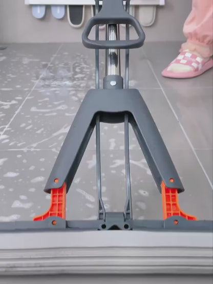 Double-Fold Sponge Mop – Hands-Free C